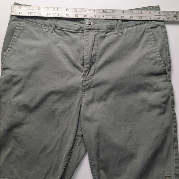 O’Neill Men's Standard Fit Twill Chino Shorts, Casual Summer Olive Green Size 30 - Picture 10 of 13